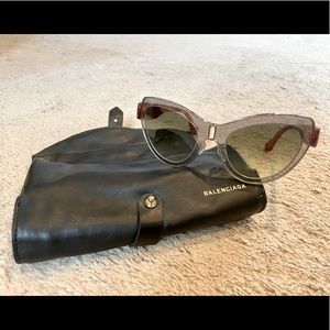 Authentic Balenciaga cateye sunglasses